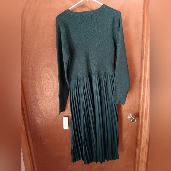 Nanette Lepore Forest Green Long Sleeve Dress - Picture 3 of 3